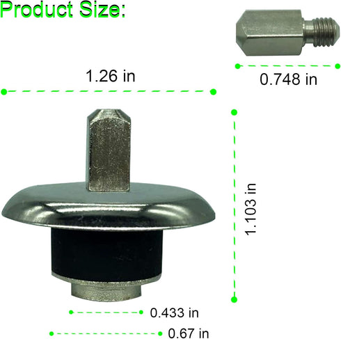 Blender Coupling Stud Slinger Pin Kit, Replacement for Oster Osterizer Blenders, Pack of 2