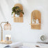 Boho Shelf Wall Decor - Bohemian Floating Shelves for Nursery Bedroom Living Room Aesthetic Hanging Shelf Modern