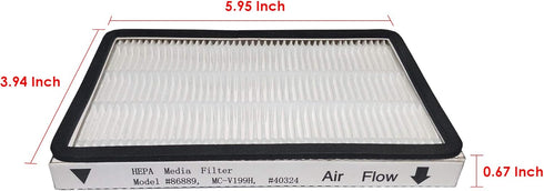 ATXKXE Vacuum Cleaner Filter Replacement for Sears Kenmore EF-1, Part 86889, 3-Pack