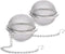 2Pcs Stainless Steel Tea Ball, 2.04 Inch Mesh Tea Infuser Strainers for Loose Leaf Tea and Seasoning