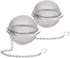 2Pcs Stainless Steel Tea Ball, 2.04 Inch Mesh Tea Infuser Strainers for Loose Leaf Tea and Seasoning
