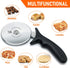 MSY BIGSUNNY Pro Pizza Cutter, Stainless Steel Wheel, 4-inch (10cm), Dishwasher Safe