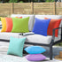 20x20 Pack 2 VAKADO Outdoor Waterproof Throw Pillow Covers Decorative Sky Blue Outside Patio Furniture Cushion Cases
