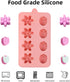 Flower Chocolate Molds, 3pcs Tulip Silicone Candy Molds for Ice Cube, Resin, Soap, Cupcake Decoration