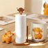 Leinuosen Countertop Brown Paper Towel Holder Cute Highland Cow Wooden Paper Towel Holder Brown Bathroom Accessories