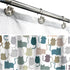 Sunlit Fashion Design Cute Paw Print Polished Shower Curtain Hooks for Dog, Cat, and Bear, Rust Proof Oil Rubbed Metal