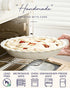 getstar 9 inch Ceramic Pie Pan - Non-Stick Baking Dish, Oven & Dishwasher Safe, Deep Dish Pie Plate