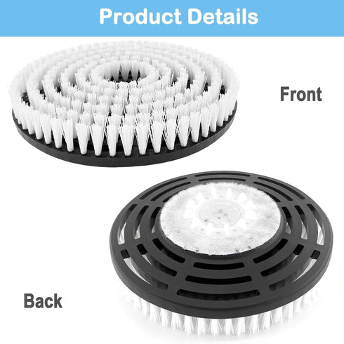 Bvhonwe 2 Pack S7001 S8201 S8001 S7001 S7201 S7000 S7005 S7020 Upgraded Replacement Steam Mop Brush Heads for Shark
