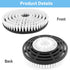 Bvhonwe 2 Pack S7001 S8201 S8001 S7001 S7201 S7000 S7005 S7020 Upgraded Replacement Steam Mop Brush Heads for Shark