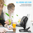 BESKAR Small Clip on Fan, 3 Speeds USB Fan with Strong Airflow for Office and Stroller