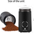 DR MILLS DM-7441 Coffee Grinder Electric,Coffee Bean Grinder,Spice Grinder,Blade & cup made with SUS304 stianlees steel (Black) by DR MILLS