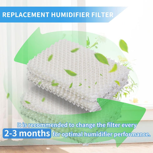 WF813 Humidifier Filter Replacement for Equate EQ-2119-UL, Relion RCM-832, ProCare Cool Mist Humidifiers (2 Pack)