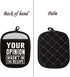 LEVLO Funny Cooking Gifts: Your Opinion Wasn't in The Recipe Pot Holders, Chef Gift, Birthday Gift