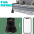 6 Inch, 6 Pack 2200lbs MYMULIKE Bed Risers Heavy Duty Bed Furniture Risers, Lift Up to Round Couch Risers for Sofas