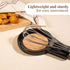 Folkulture Spoon Rest or Holder, 7 x 5" Resin Spoon Rest for Kitchen Utensils, Rustic Kitchen Decor (Black)