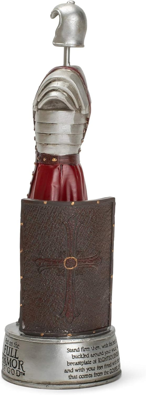 Dicksons Full Armor of God Soldier Figurine, 9.5 Inch Resin Stone, Ephesians 6 Scripture