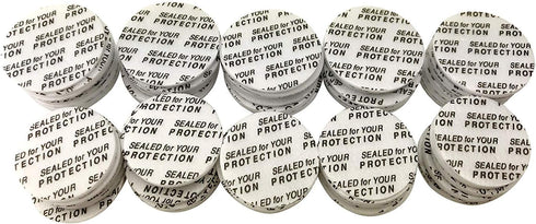 Sunscreen Flask Seals for Cruise - Hidden Liquor Bottles, 100 PACK, 21mm, Fits Nearly All Secret Flasks
