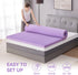 SINWEEK 2 Inch Egg Crate Memory Foam Mattress Topper, Twin Size, Soft Pad for Back Pain Relief, CertiPUR-US Certified