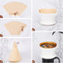 Segarty Coffee Dripper Set, White Silicone Pour Over Maker with 200PCS Size #2 Disposable Filters, 1-2 Cup
