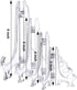 Boao 24 Pieces Plastic Easel Plate Holders - 3/4/5/6 Inch Stands for Weddings and Home Decoration