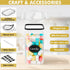 24 24 SNSLXH Airtight Food Storage Containers with Lids, pcs Plastic Pantry Organizers and Storage Canisters