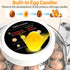 12 Egg Incubator for Hatching Eggs with Automatic Egg Turning, Temperature & Humidity Control Display, Built-in LED Egg