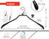 Mawa by Reston Lloyd BodyForm Series Extra Wide Non-Slip Space-Saving Clothes Hanger for Jackets, Suits & Coats, Style