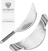 Pot Strainer Set, 2 Pieces Stainless Steel Strainers for Easy Draining, Dishwasher Safe for Cooking Kitchenware