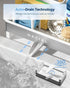 304 Countertop Nacial Sponge Holder for Kitchen Sink, Sink Caddy Organizer with High Brush Holder & Two Towel Racks