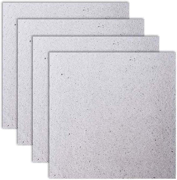 Waveguide Covers 4 Pack for Microwave, Juerly Mica Plates Sheets Heat Insulation Board - 5.1x5.1inch