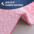 OLANLY Pink Bathroom Rug Mat 36x24, Extra Soft Absorbent Microfiber Non-Slip Plush Shaggy Bath Carpet
