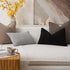 14x24 Inch 1 Pack Kevin Textile Lumbar Pillow Cover Soft Boucle Textured Decorative Waterproof Rectangle Cushion