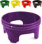 7 inch Solid Planting Grow Rings | 12 Pack Purple | One-Piece