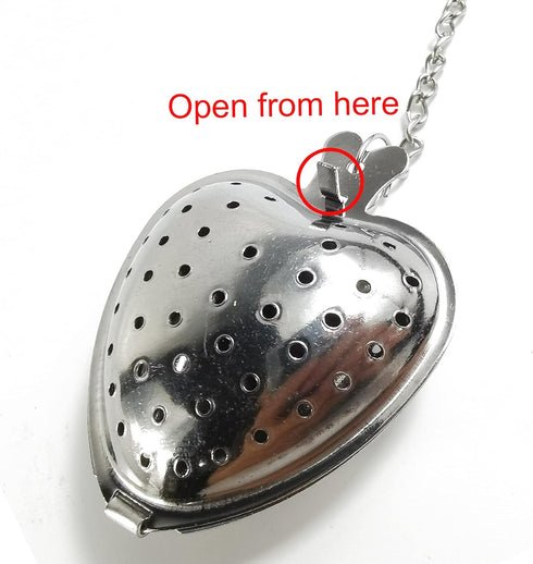 TIHOOD 15PCS Premium Stainless Steel Mesh Tea Strainer Infuser with Extended Chain Hook for Loose Leaf Tea