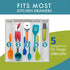 Dial Industries 2544 Utensil Organizer Tray, Expand-A-Drawer, White