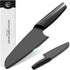 AILUROPODA Nylon Knife Set, 2 PCS Nylon Knife for Nonstick Pans, Cutting Fruits, Veggies, and Bread, Black
