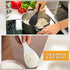 Vonty 2pcs White Plastic Rice Paddle Spoon, 7.5 Inch