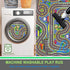 5939 3D Kids Rug, Race Track Playmat Rugs in Kids Carpet with Rubber Backing, Start and Finish line Racing Track