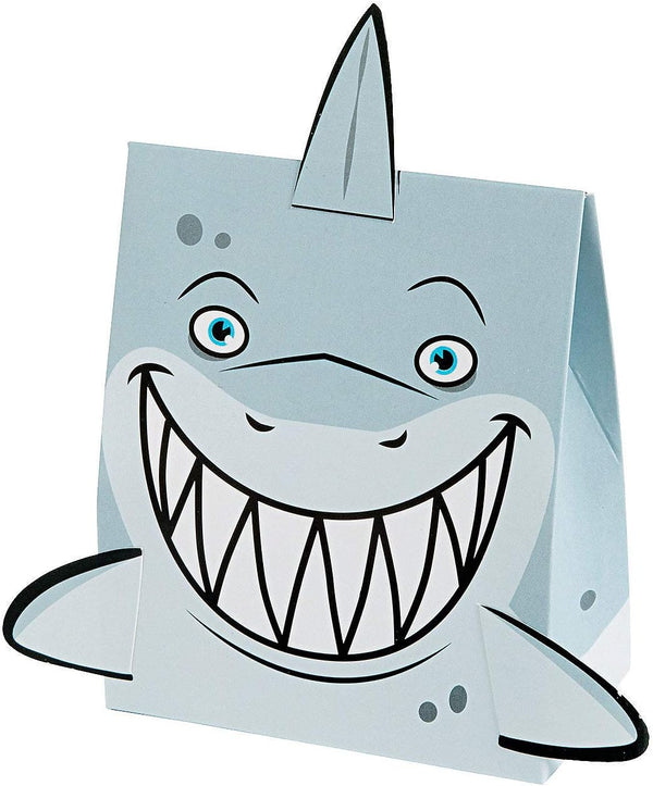 Fun Express Jawsome Treat Boxes for Birthday, Party Supplies, Paper Boxes, 12 Pieces