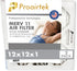 Proairtek AF12121M11SWH Model 12x12x1 Pack of 2 Air Filters, MERV 11; Ideal for Clean, Crisp Air