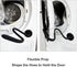 Front Load Washer Door Prop and Holder, Magnetic Door Stopper with Strong Magnet, Fits Most Washers - Black