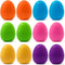 Celmuron 12 Pack Large Easter Eggs 3.74'' Bright Plastic Fillable Eggs for Easter