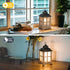 Decorative Candle Warmer Lantern with Timer, 2 in 1 Farmhouse Scented Wax Melt Warmer for Home Decor
