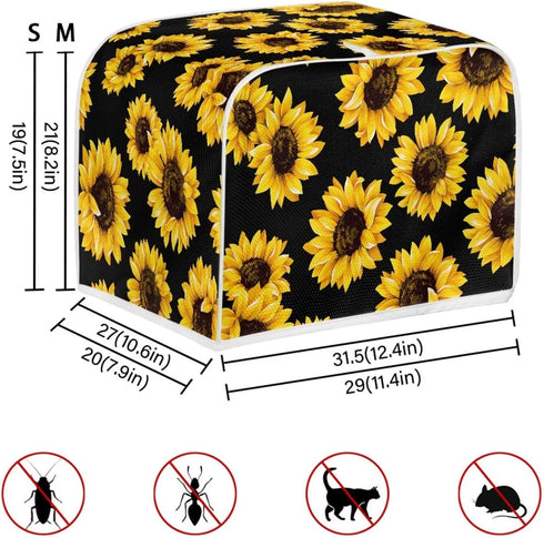 Camo Deer Toaster Cover and Blender Cover Set Dust Cover Case Toaster Cover 4 Slice Small Appliance Covers Stand Mixer Coffee Maker Cover Brown Camouflage Hunting Forest