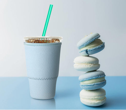 4 30-32 oz Honeydak Pieces Christmas Coffee Cup Sleeves Reusable Iced Coffee Sleeve Neoprene Insulator Bottle Beverage