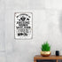 QIONGQI Funny Kitchen Quote Metal Tin Sign, My Cooking is Awesome Retro Wall Decor for Home Kitchen