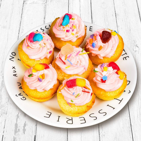 CAKETIME Silicone Muffin Pan Mini 24 Cups - Nonstick Food Grade Baking Pan
