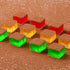 Square Silicone Candy Molds - Mini Molds for Hard Candy, Chocolate, Gummy, Caramel, Ice Cubes (1)