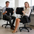 CushZone Ergonomic Seat Cushion & Lumbar Support Pillow - Memory Foam for Sciatica Pain Relief & Posture Correction