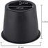 BTSD-home Heavy Duty Round Bed Risers 4 inch Set of 4 Pieces, Lift up to 10000 Pounds, Rise up 3.5 inch (Black)